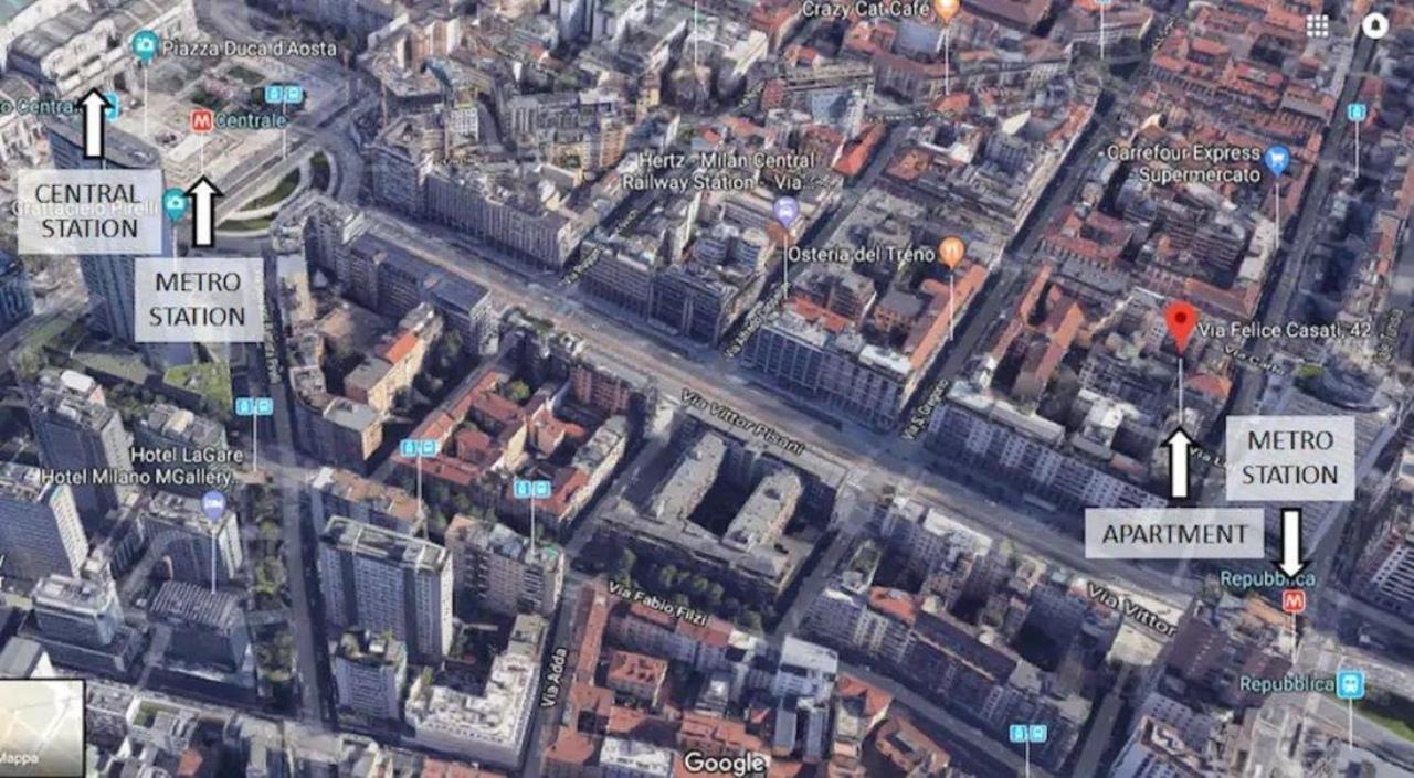 Suite MM3/Repubblica a 5 minuti dal Duomo  Milano Esterno foto